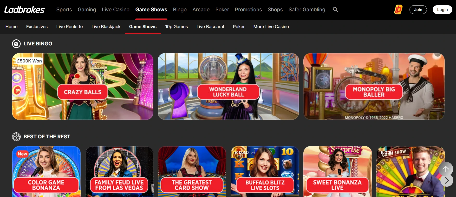 Ladbrokes online sportsbook